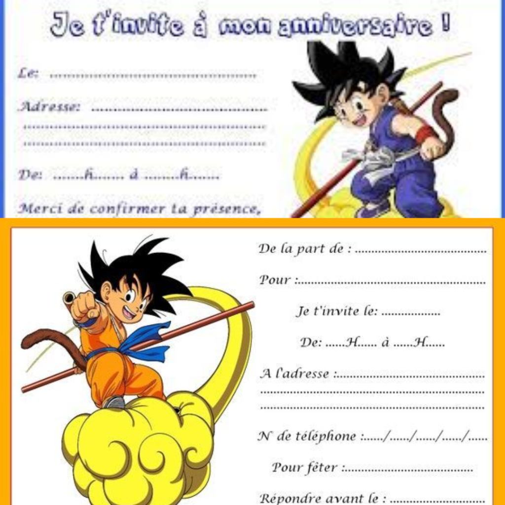 Organiser Un Anniversaire Dragon Ball Blog Fete Mix