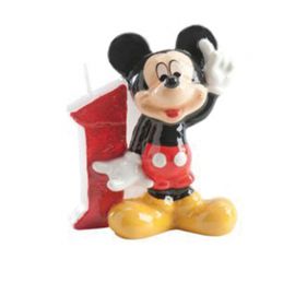 Bougie Nombre 1 Mickey Mouse