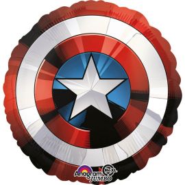 Ballon Forme Bouclier de Captain America Avengers