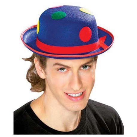 Chapeau de Clown Bleu Adulte