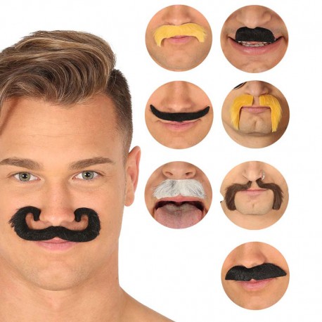 6 Moustaches Assorties