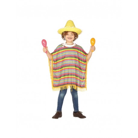 Déguisement Poncho Mexicain Enfant