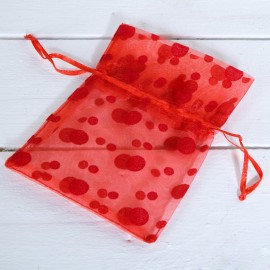 12 Sachets à Pois 14 x 10 cm