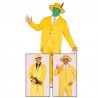 Déguisement de Gangster de Couleur Jaune pour Homme