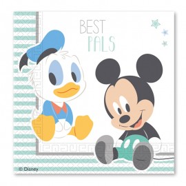 Serviettes Baby Mickey