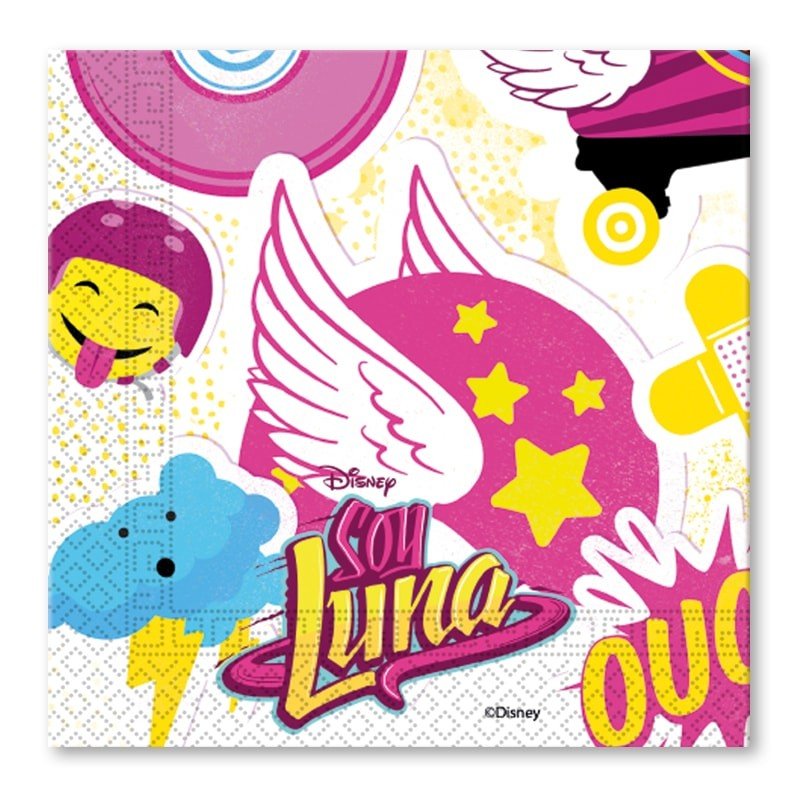 Serviettes Soy Luna 33 Cm Pas Cheres Pour Fetes Et Anniversaire Fille