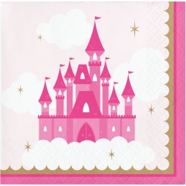 Serviettes Princesses Château