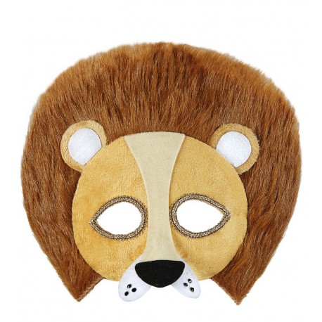 Masque de Lion en Peluche