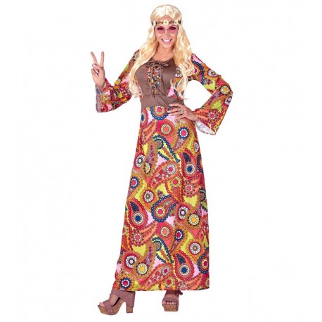 Déguisement Flower Power Hippie pour Femme