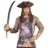 Tricorne de Pirate en Simili Cuir avec Dreadlocks