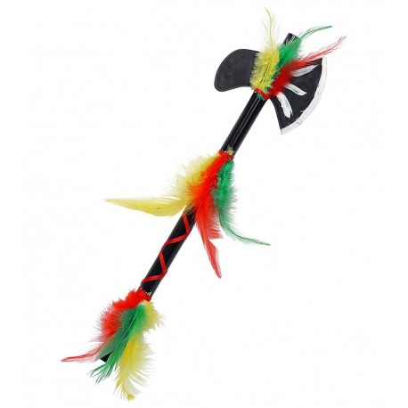 Tomahawk Indien en caoutchouc 37 cm