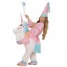 Costume de Licorne Gonflable avec Éventail