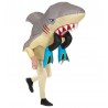 Costume Gonflable d'Attaque de Requin avec Ventilateur