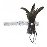 Bandeau Charleston Plumes et Perles