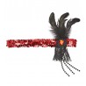 Bandeau Charleston Plumes et Perles