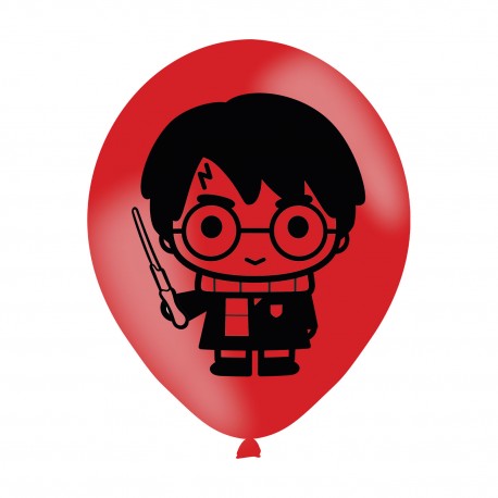 6 Globos Harry Potter de Látex 27 cm