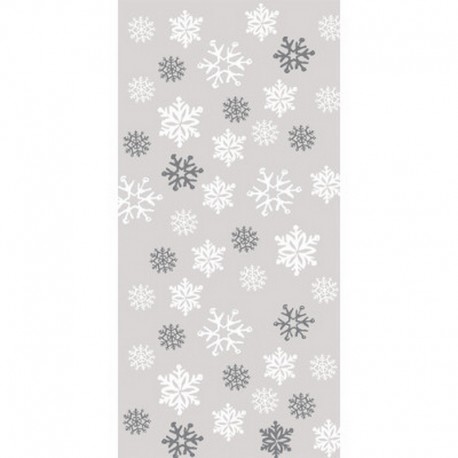 20 Sacs Flocons de Neige 28 X 12 Cm