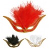 Masque Hirondelle avec Plumes