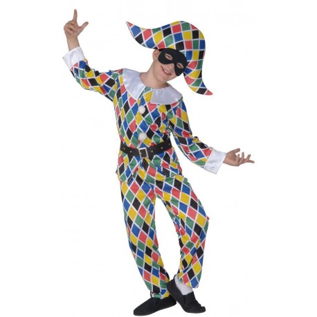 Costume d'arlequin vénitien pour enfants 