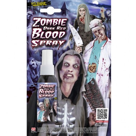 Spray de Sang Rouge Foncé Zombie