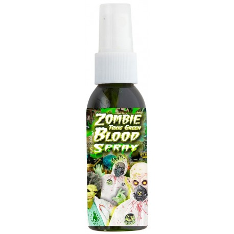 Spray de Sang Vert Toxique Zombie