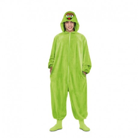 Adulte Oscar le Grouch Kigurumi