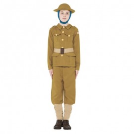 HORRIBLE HISTORIES WWI BOY Costume Green