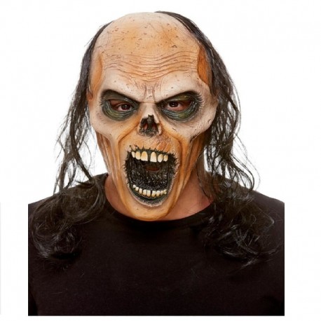 Masque Latex Zombie Marron