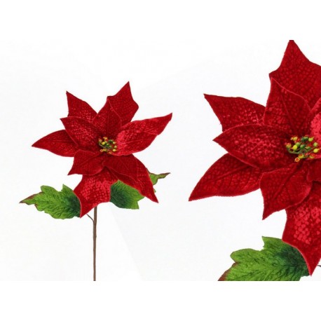 Poinsettia Rouge 25 X 25 X 72 Cm