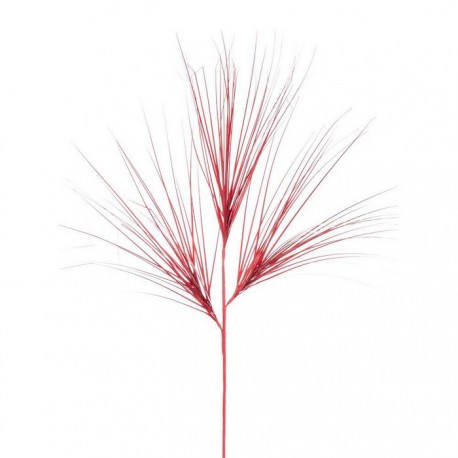 Branche Pailletée En Plastique Rouge 110 Cm