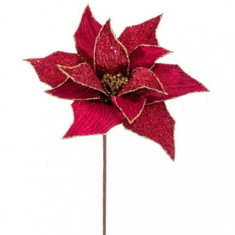 Poinsettia Bordeaux 50 X 30 Cm