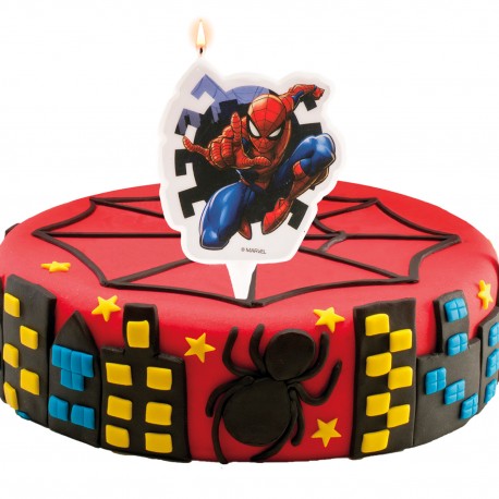 Vela Spiderman 7 cm