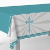 Nappe Croix Bleue 259 X 137 Cm