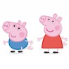 2 Figuras Peppa 30 Cm