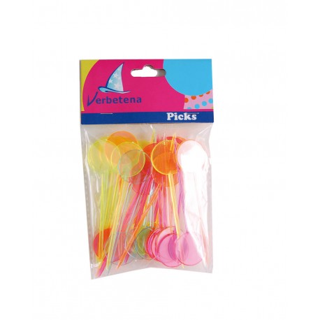 Picks De Colores De Plastico