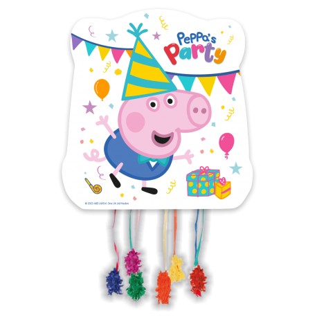 Pinata Peppa Pig Blanche