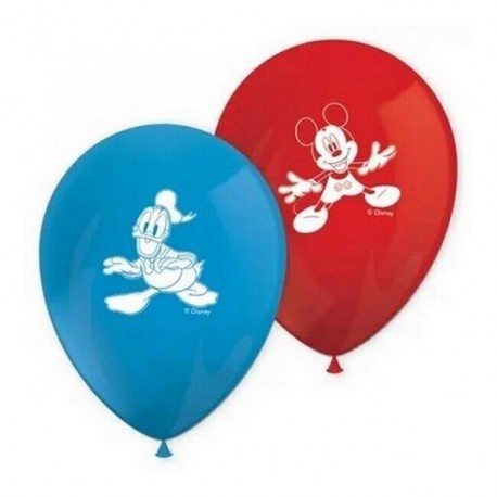 8 Ballons Mickey Mouse 28 cm