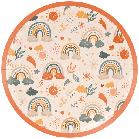 Assiettes Boho Rainbow