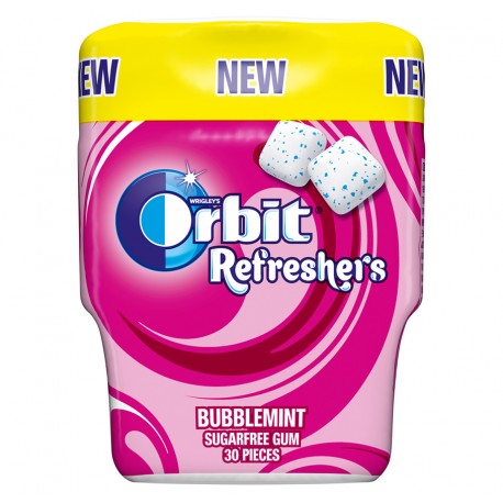 Boîte de Chewing-Gum Orbit Bubblemint 6 paquets