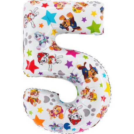 Globo Número 5 Patrulla Canina