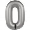 Ballon Numero 0 Aluminium 86 cm