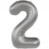 Ballon Numero 2 Aluminium 86 cm