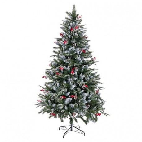 Árbol Mixto Piñas Y Acebo 1056 Ramas 210 Cm