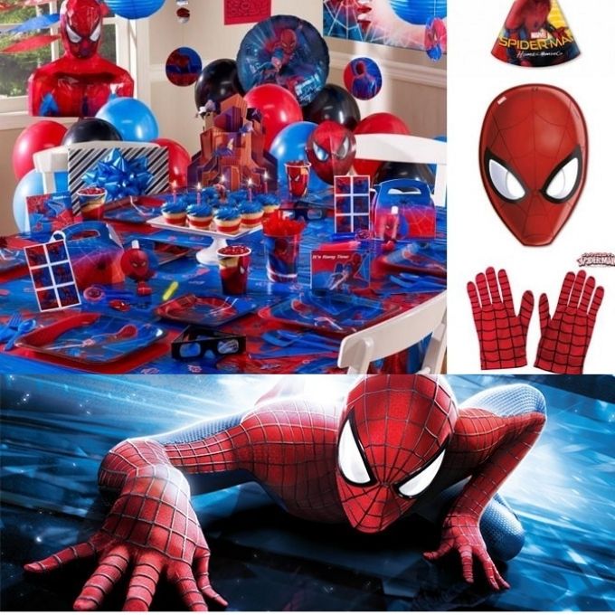 Décoration fête Spider-man - Fête anniversaire enfant - Créofête